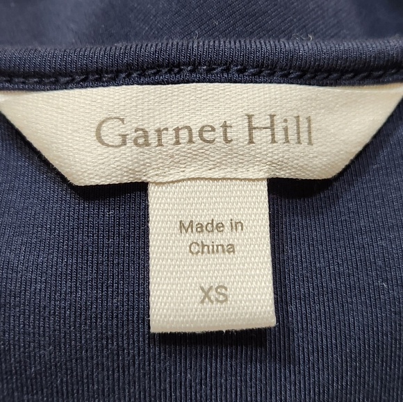 Garnet Hill Luna Sleeveless Knit Jumpsuit Dark Blue Sz XS - Picture 3 of 11